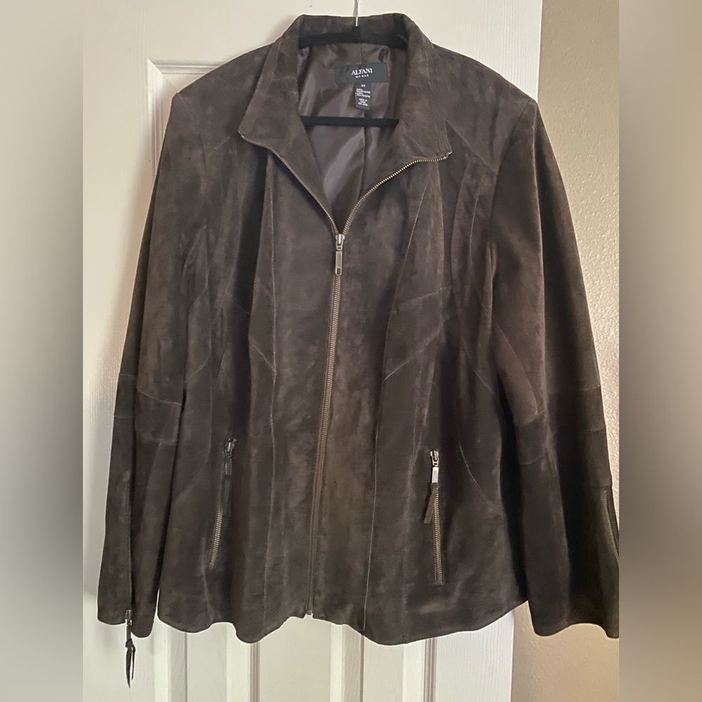 Alfani Genuine Leather Jacket Size 3X